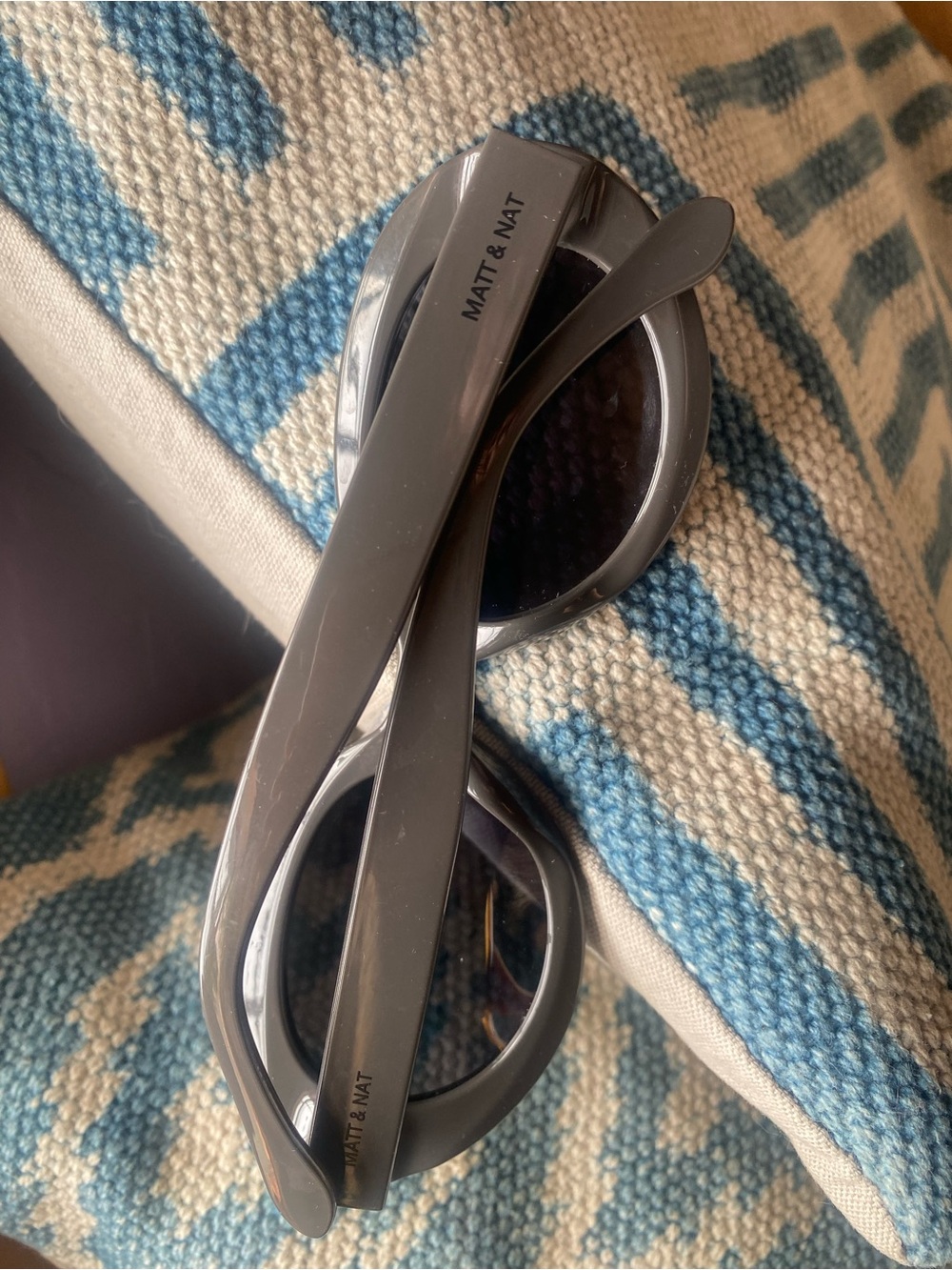 Matt & Nat Miela-2 Recycled Oval Sunglasses in Grey - Picture 5 of 8
